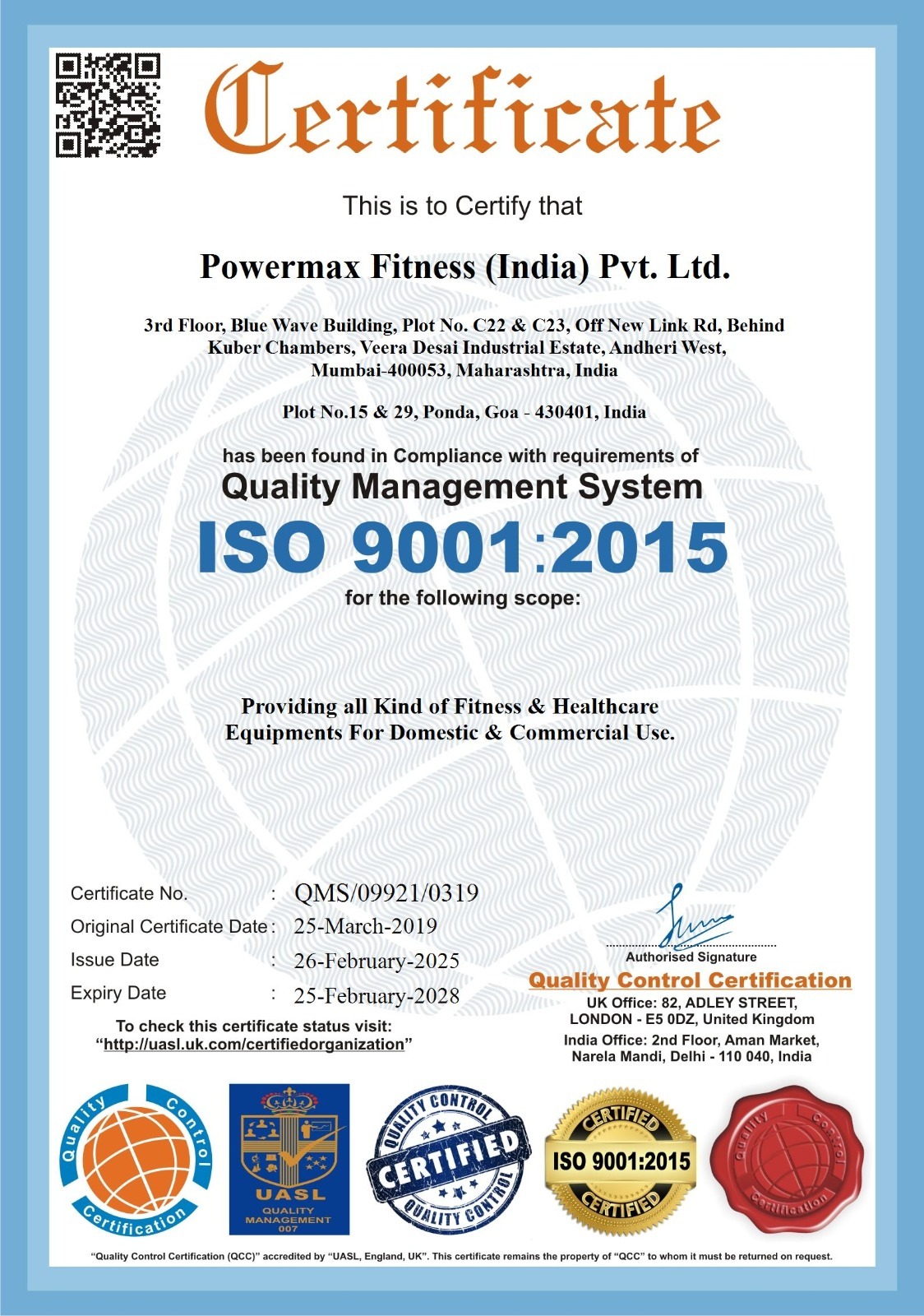 ISO 9001:2015