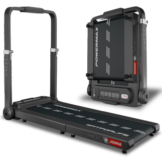 JOGPAD treadmill 4.0HP, foldable treadmill for home, jogging running treadmill, treadmill with Bluetooth speakers, compact treadmill 120kg, treadmill with programs, shock absorption treadmill