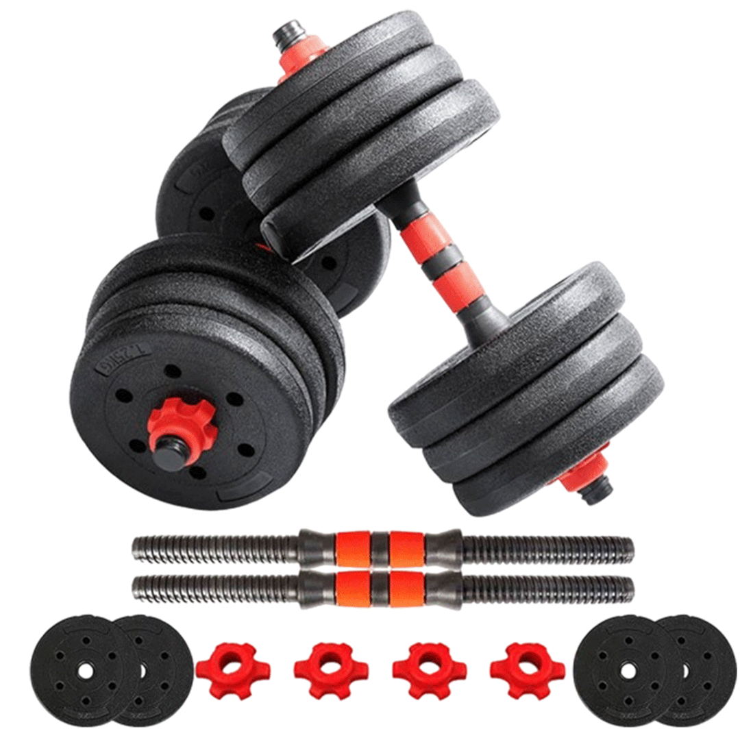 PDS-20P PVC Coated Cement Dumbbells Set