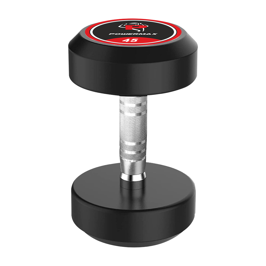 DRR-45 45KG Rounded Rubber Dumbbells