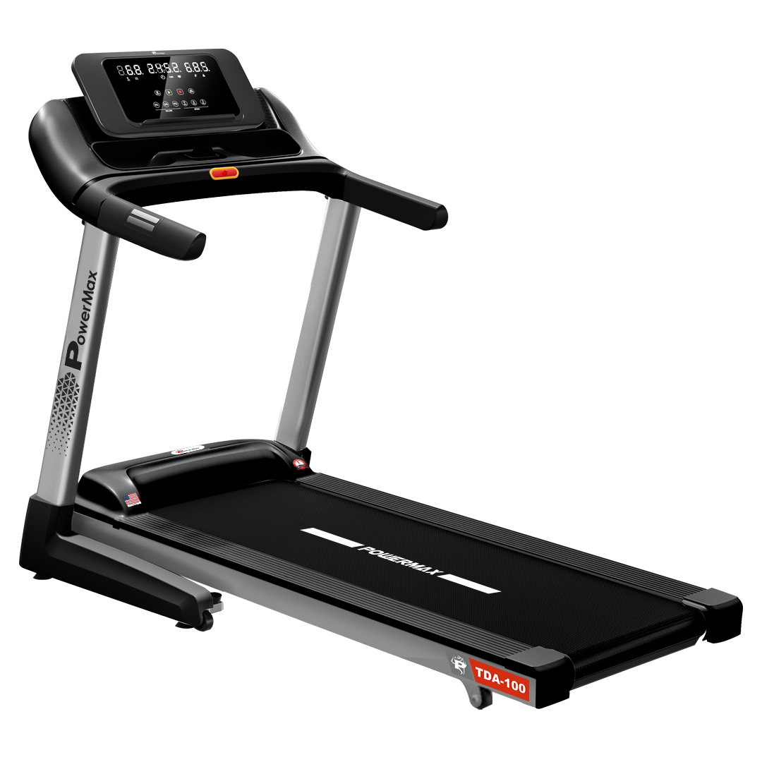 TDA-100® Semi Auto lubrication Motorized Treadmill with Auto Incline